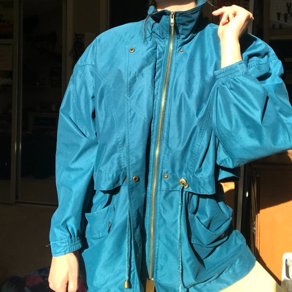Teal 90's Aeros Anorak Jacket - Picture 2 of 8